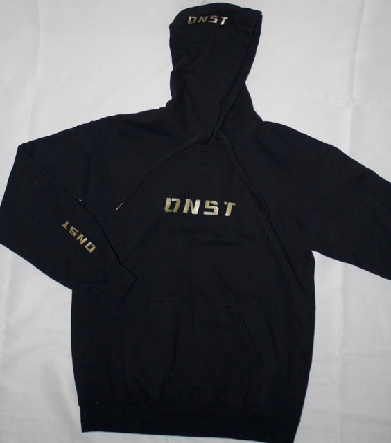 Black Hoodie (Gold font)