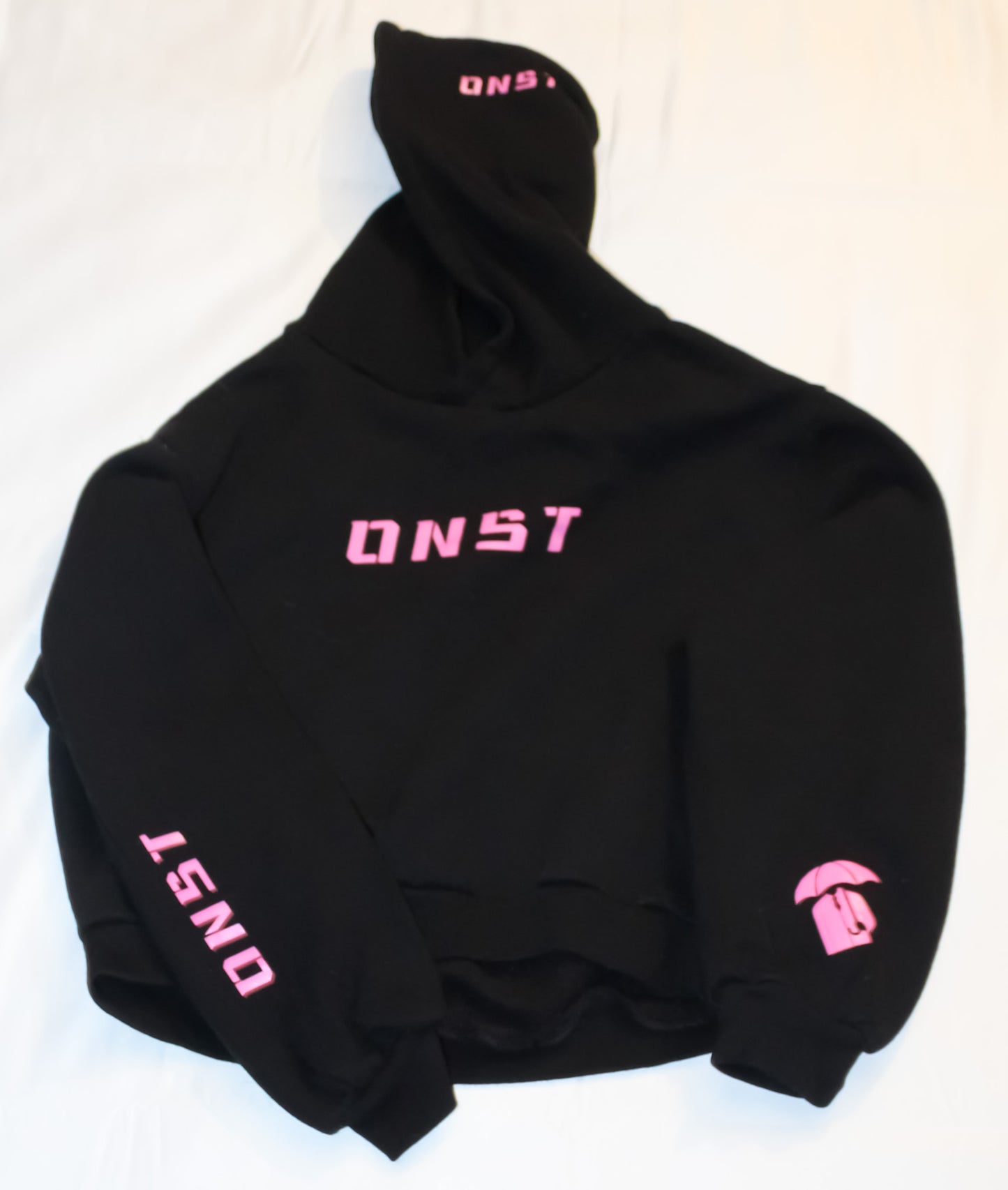 Black Hoodie (Pink Font)